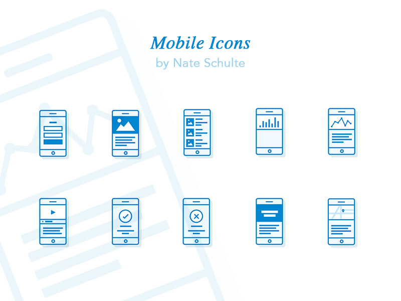 Mobile Icon Set