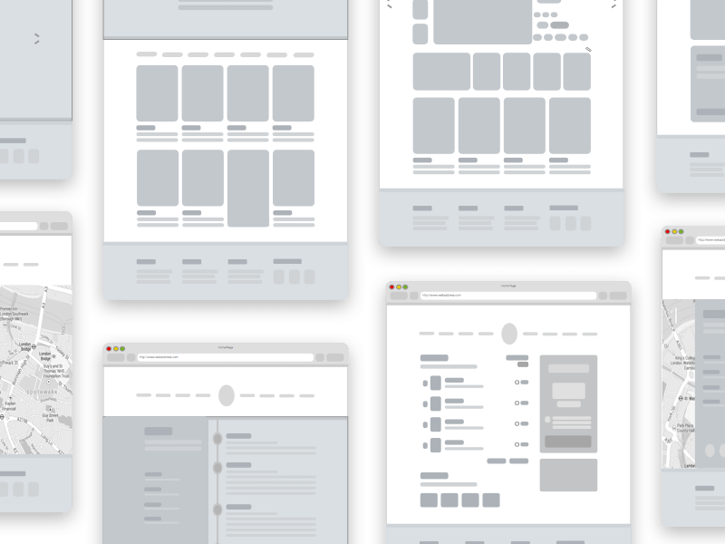 Simple Shapes Wireframe Sketch Freebie Download Free Resource For Sketch Sketch App Sources