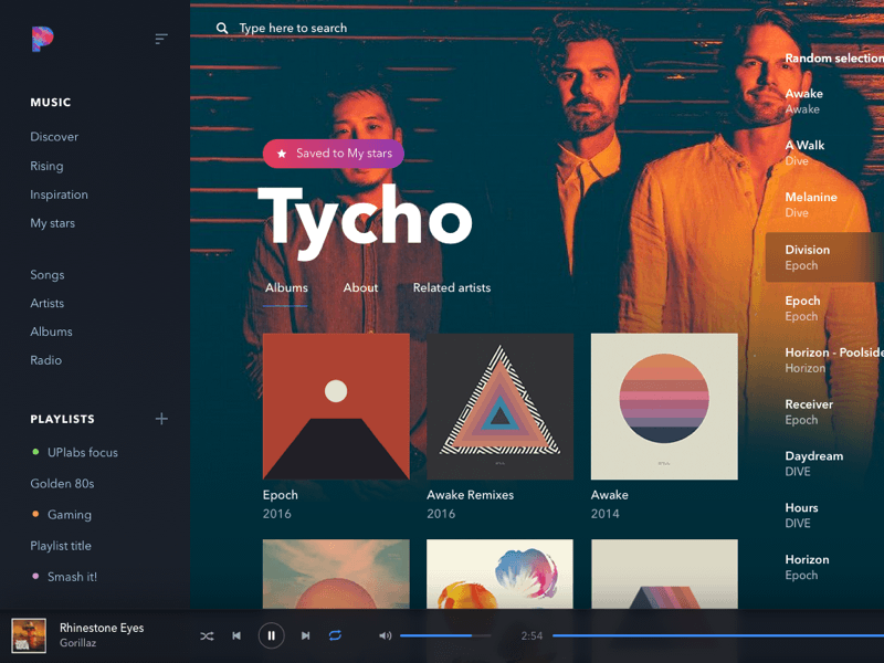 Music Player Concept