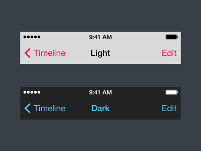 Navigation Bars iOS 7