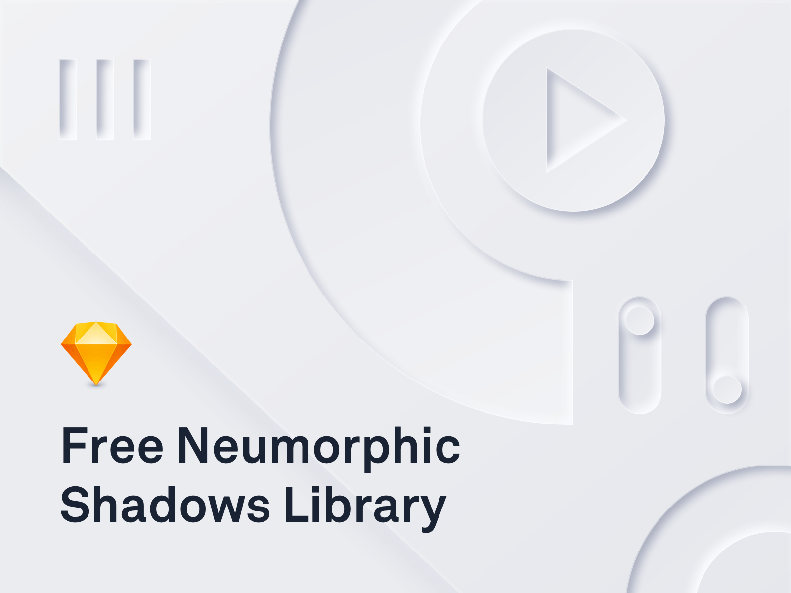 Neumorphic Library with 8 Shadows