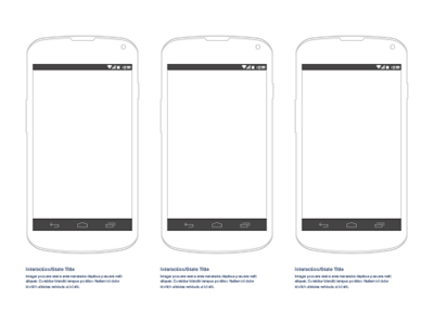 Android Nexus 4 Wireframe