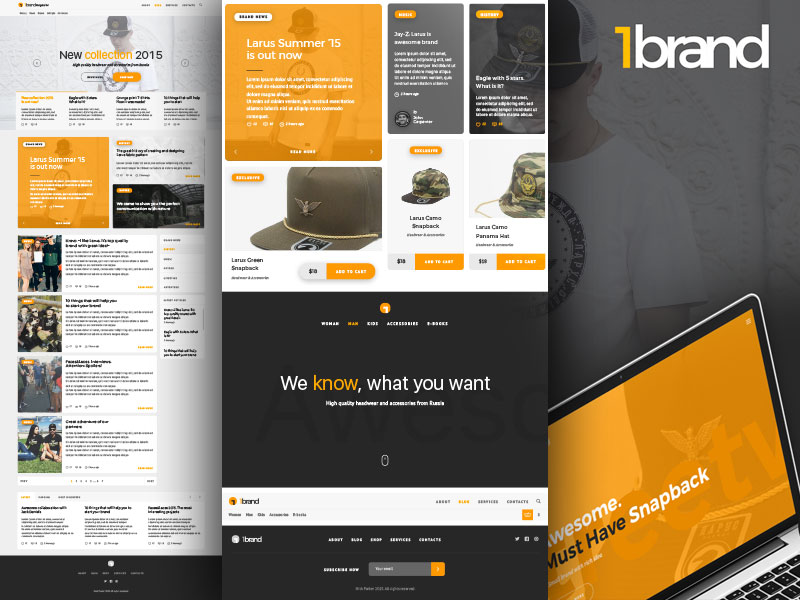 One Brand UI Kit Free Sample