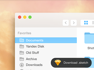 OS X Yosemite Finder Facelift