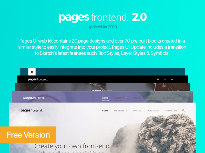 Pages UI Web Kit update 2019