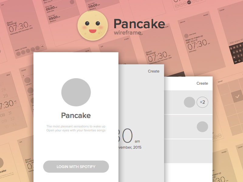 Pancake Wireframe Kit