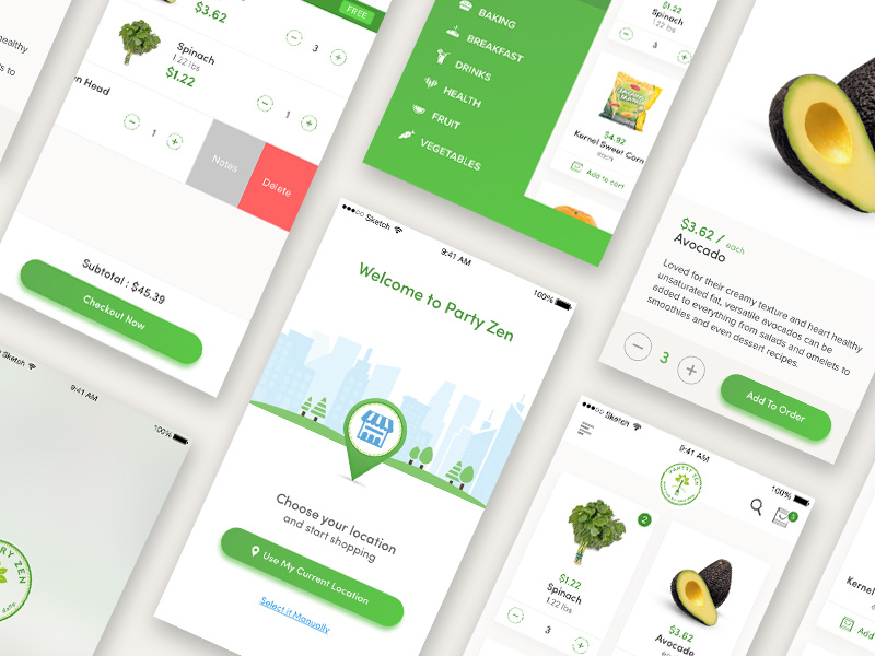 Grocery App Concept