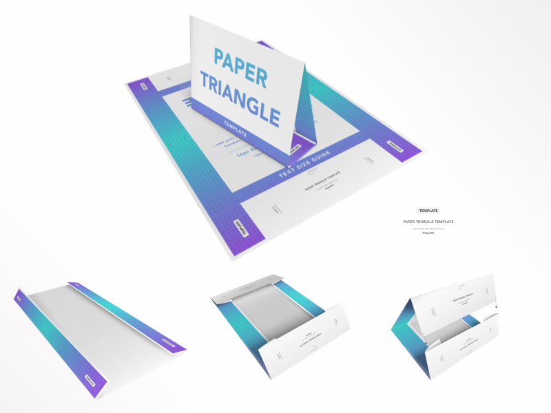 Paper Triangle Template