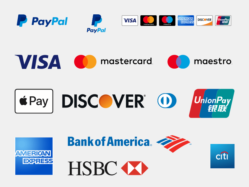 Payment Methods and Bank Logo