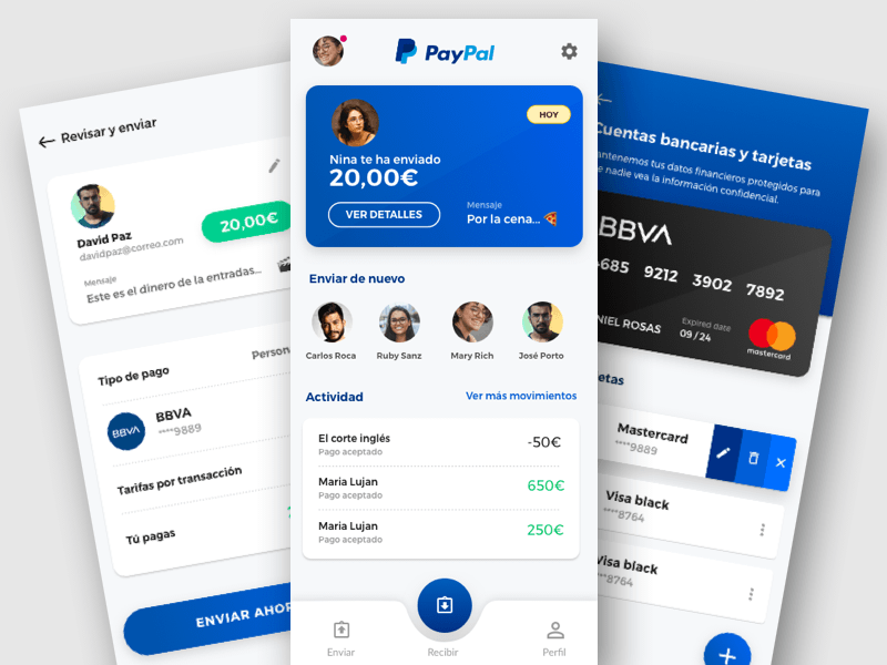 PayPal App Redesign Sketch freebie - Download free resource for Sketch -  Sketch App Sources