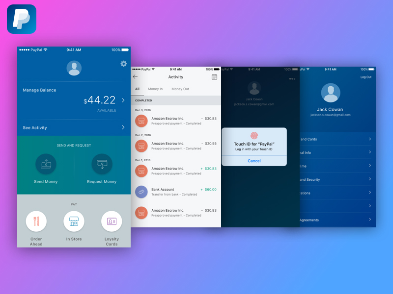 Paypal Mobile Kit Sketch Freebie Download Free Resource For Sketch Sketch App Sources