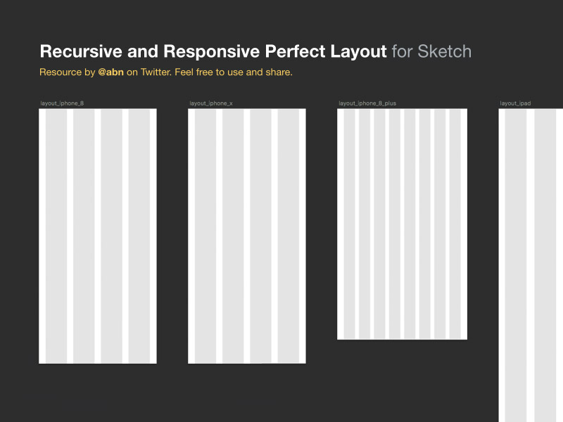 Recursive and Responsive Layout Grid