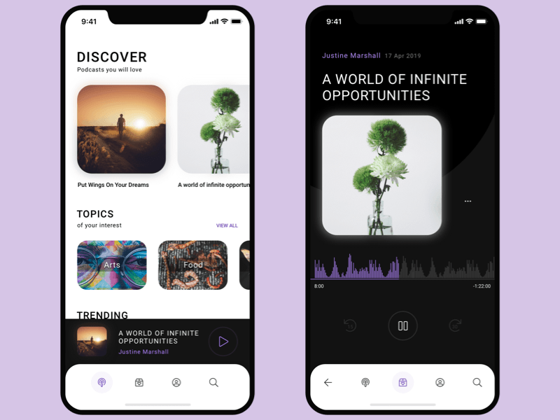 Podcast App Concept