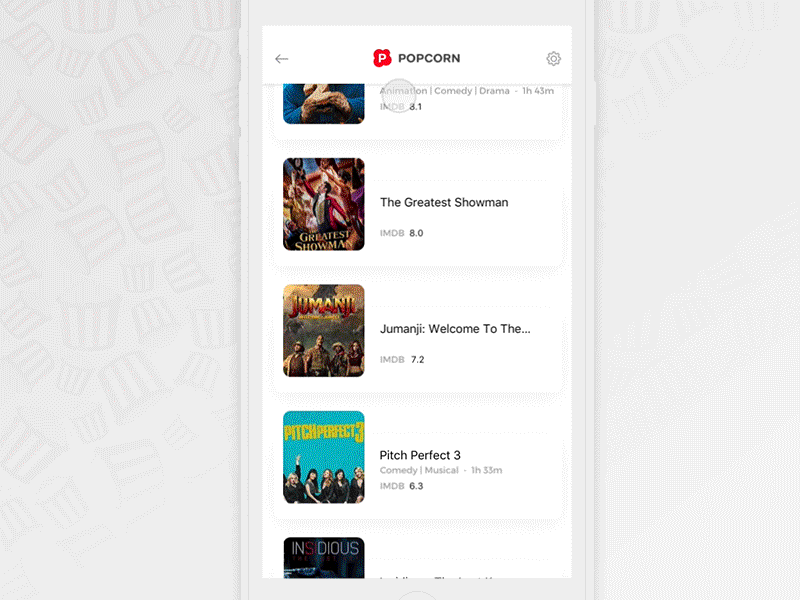 Popcorn Movie Booking App