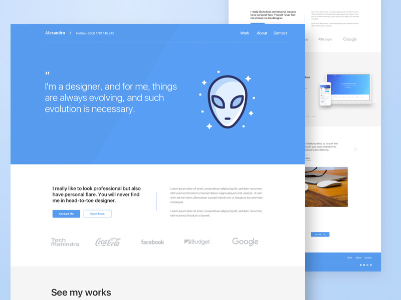 Portfolio Landing Page