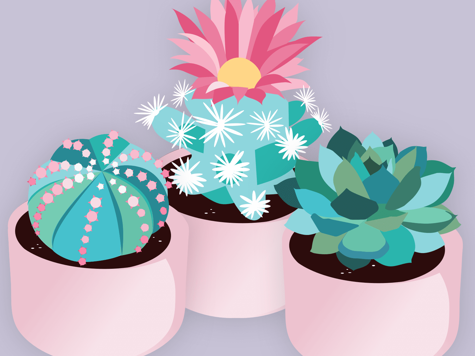 Prickle Plants Illustration