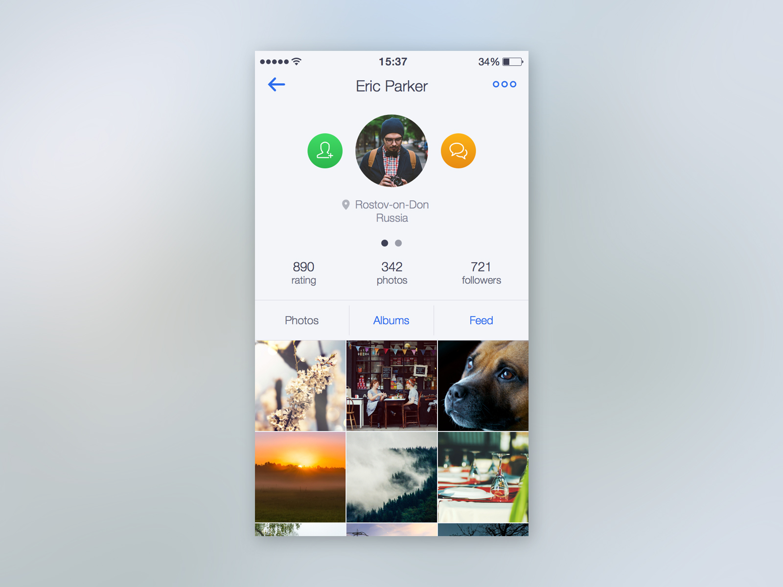 Profile of Photo App