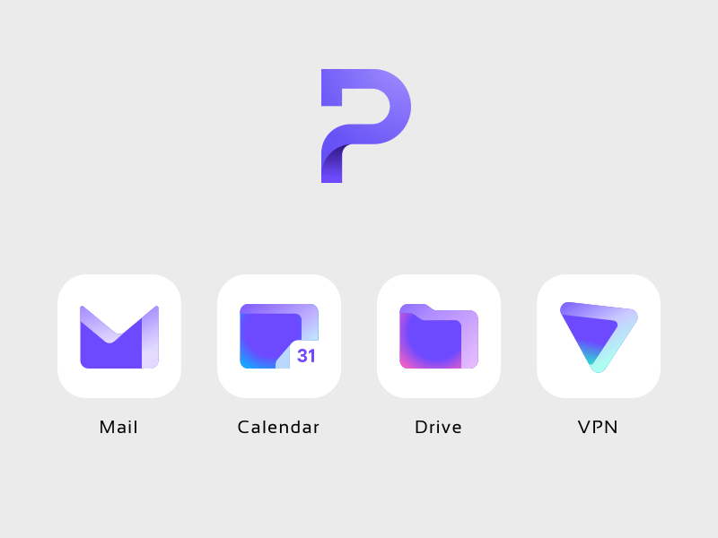 Proton Mail New Product Icons