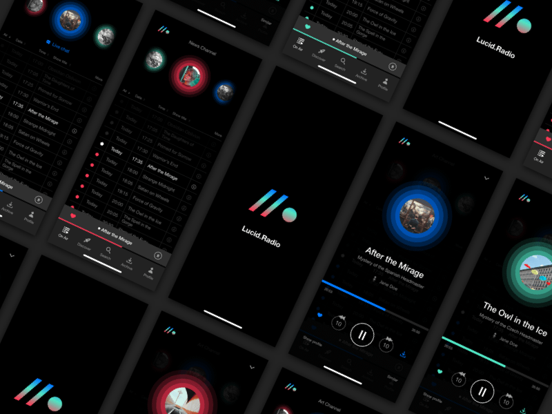 Radio Podcast App Concept