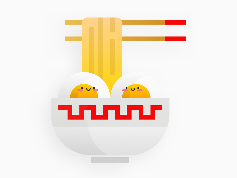 Cute Ramen Illustration