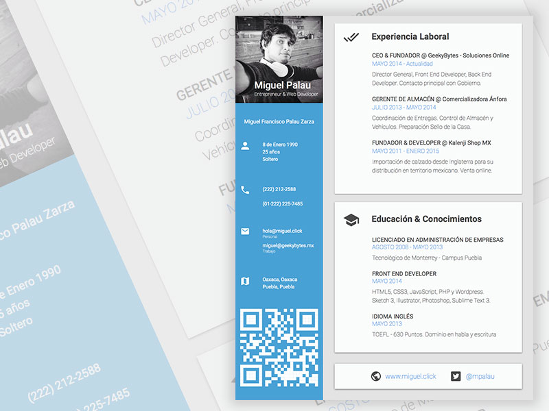 Cv Resume Design Template Sketch Freebie Download Free Resource For Sketch Sketch App Sources