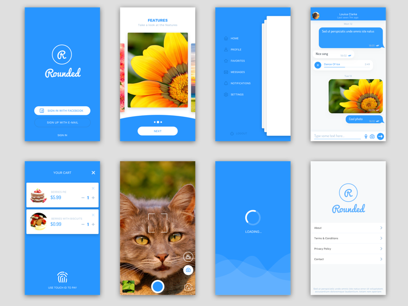 Rounded UI Kit 