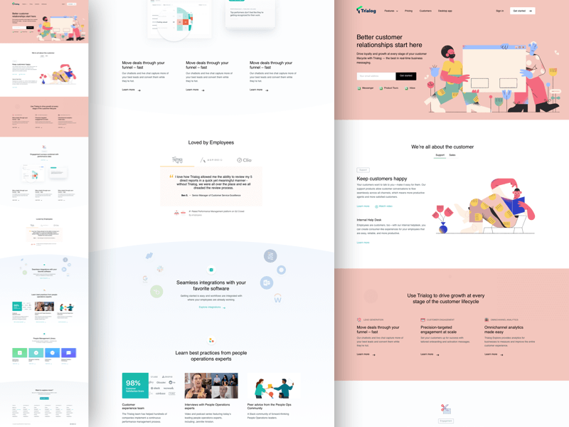 Trialog SaaS Landing Page