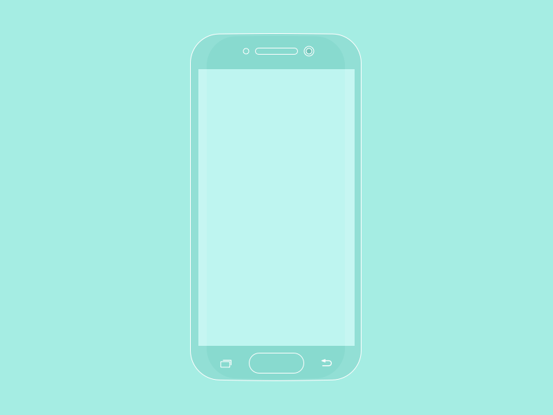 Samsung Galaxy S6 Flat Mockup