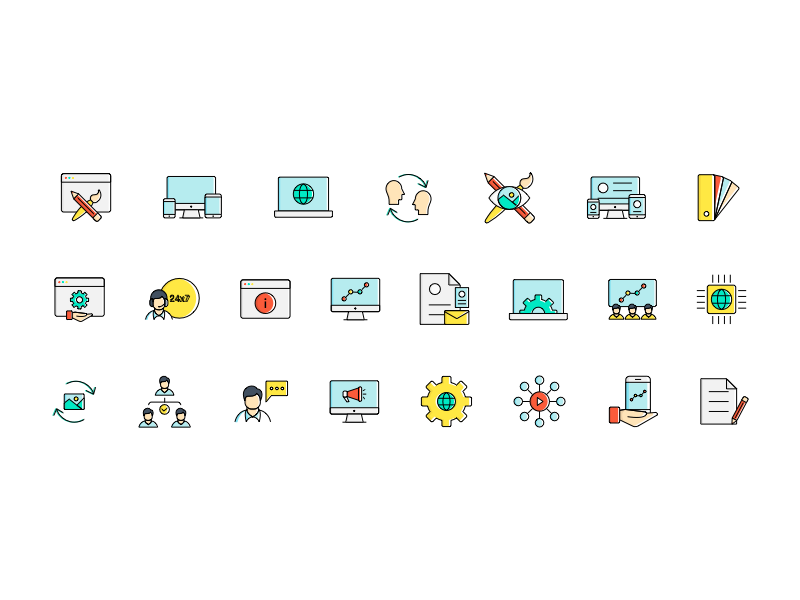 35 Services Icons