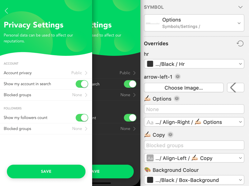 Settings Screen