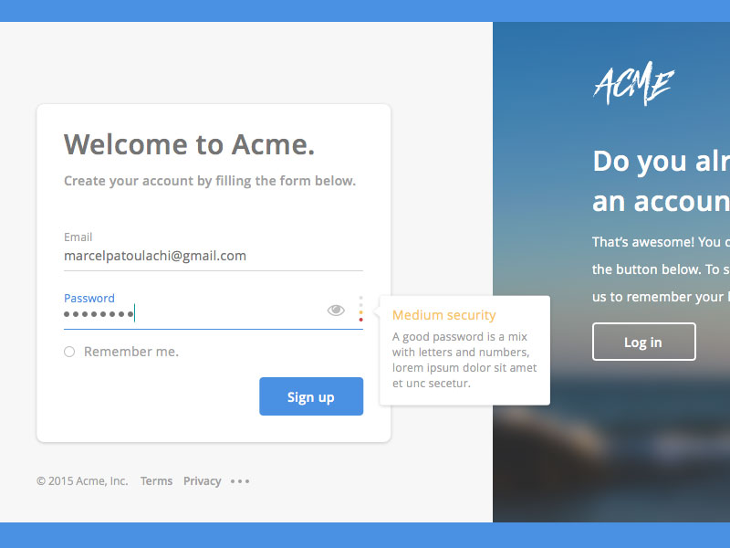 Web Signup Form Sketch freebie - Download free resource 