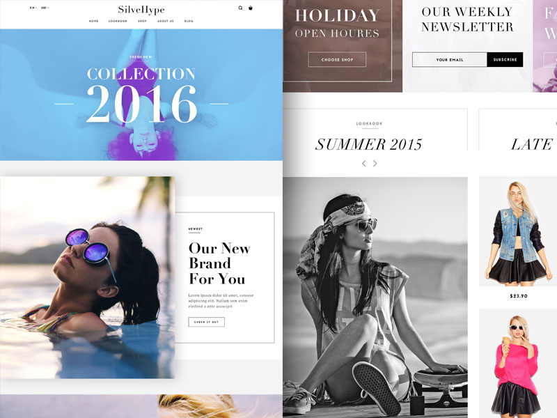 SilveHype Fashion Web Template