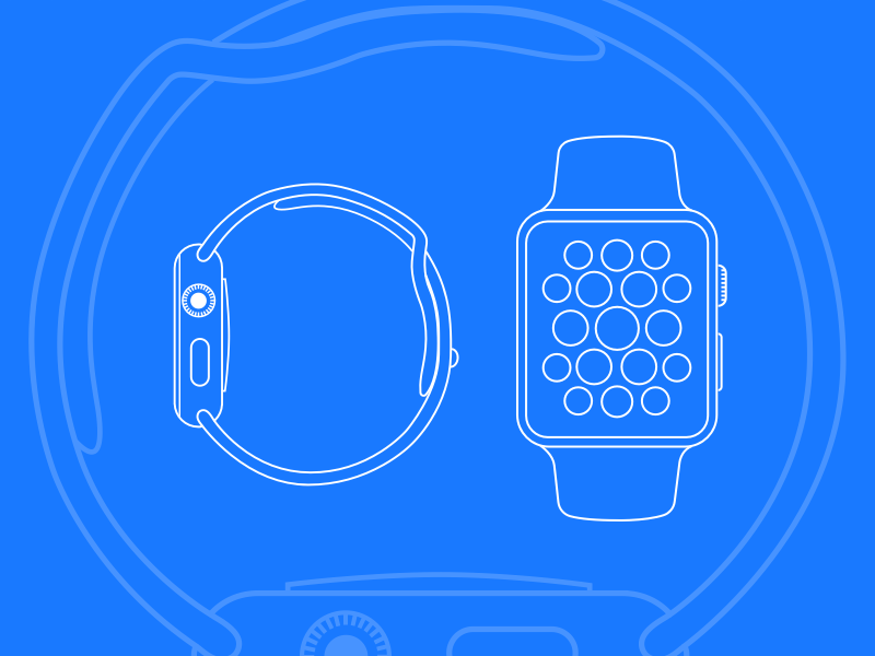 Apple Watch Sketch Mockup, Graphic Templates - Envato Elements