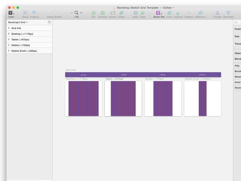 How to Set Up the Responsive CSS Grid Design in Scetch  CodeControl