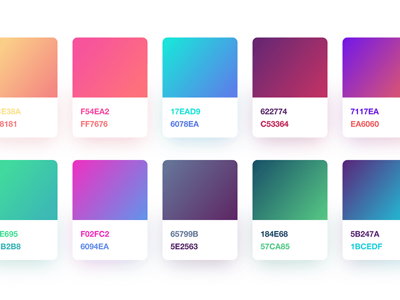 10 Fresh Gradients