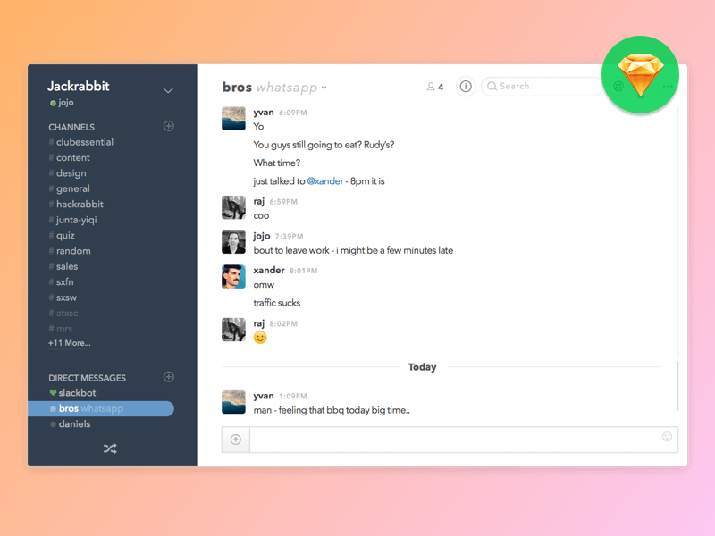 Slack and WhatsApp Integration Concept