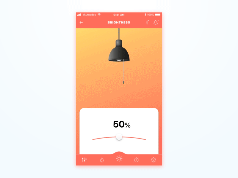 Smart Lamp View