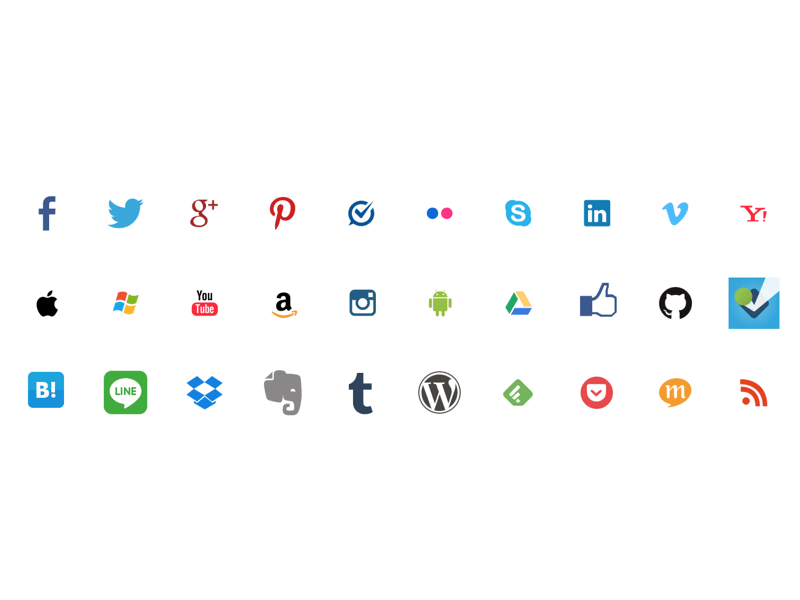 Social icons