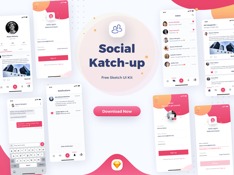 Pin on Free Design Resources for Sketch