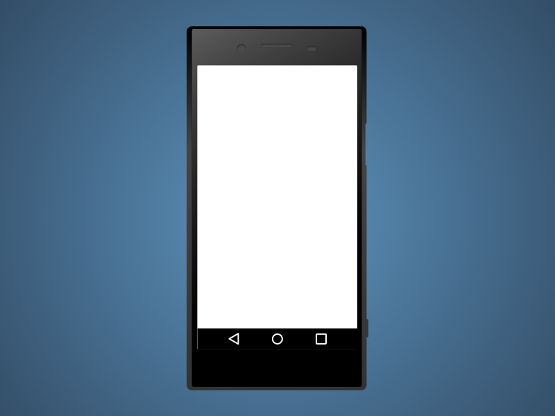 Sony Xperia ZX Mockup