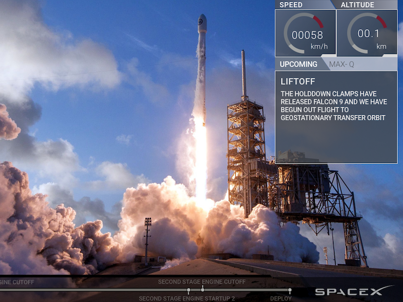SpaceX Live Player