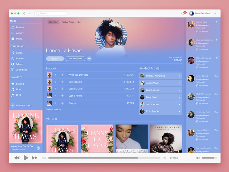 Download Spotify And Apple Sketch Freebie Download Free Resource For Sketch Sketch App Sources