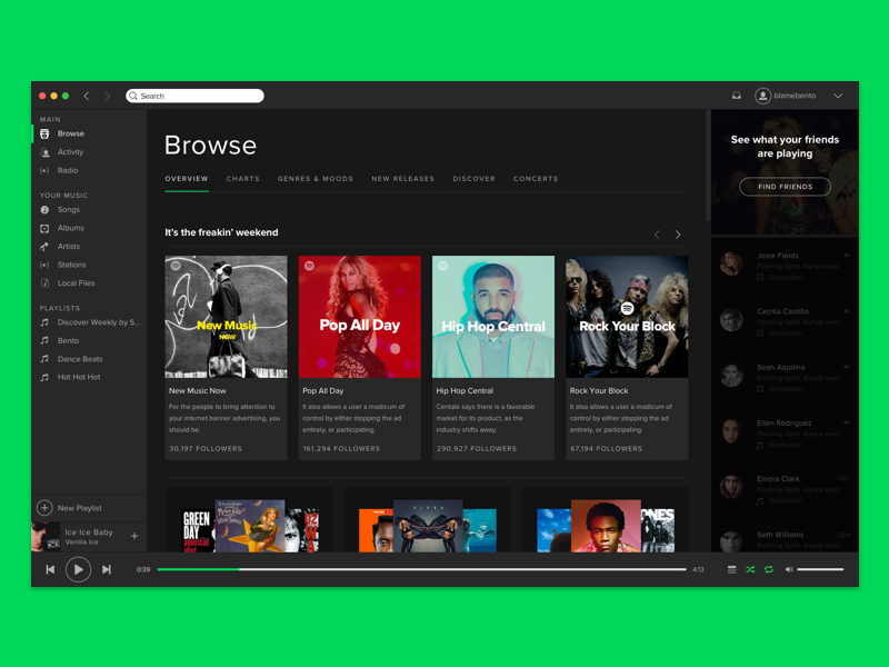 Spotify Desktop App Facebook