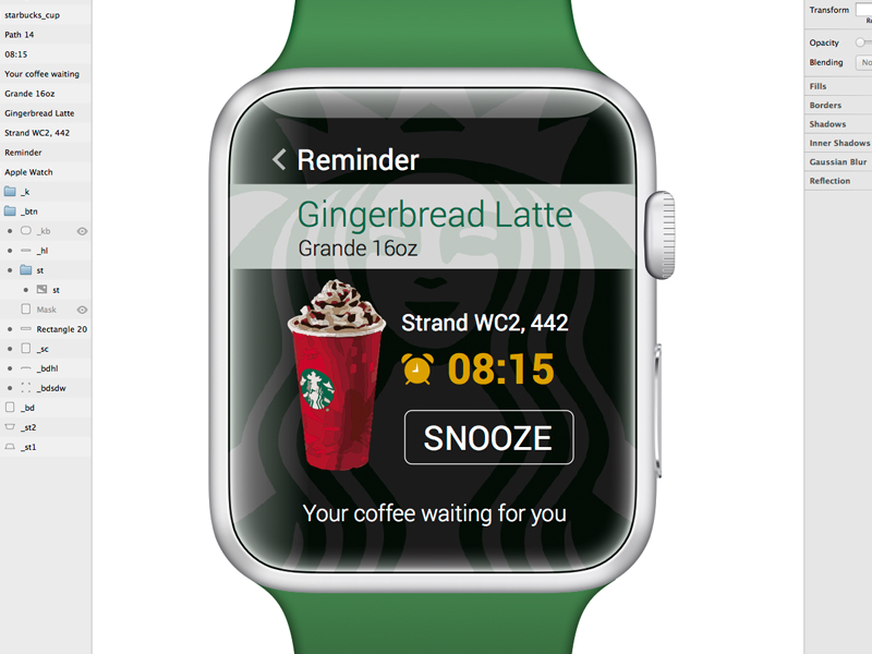 Watch - Starbucks Coffee Reminder