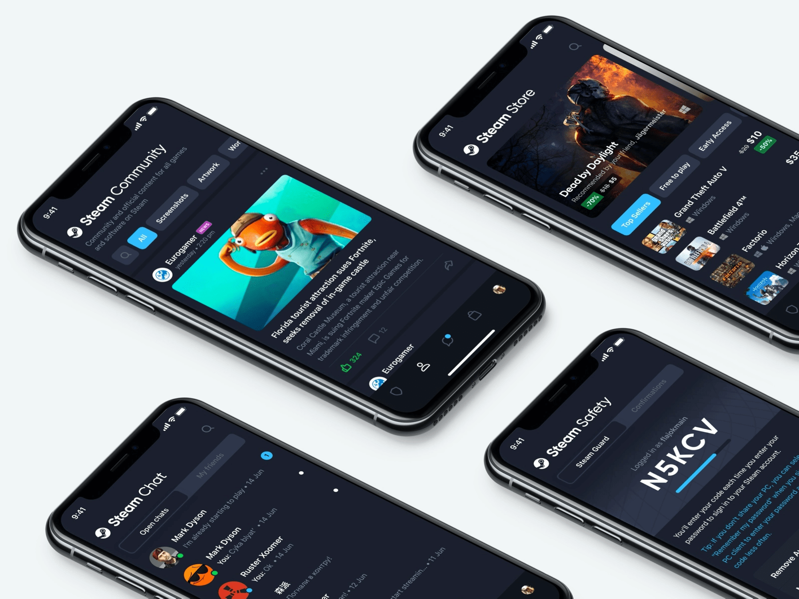 Steam App Concept