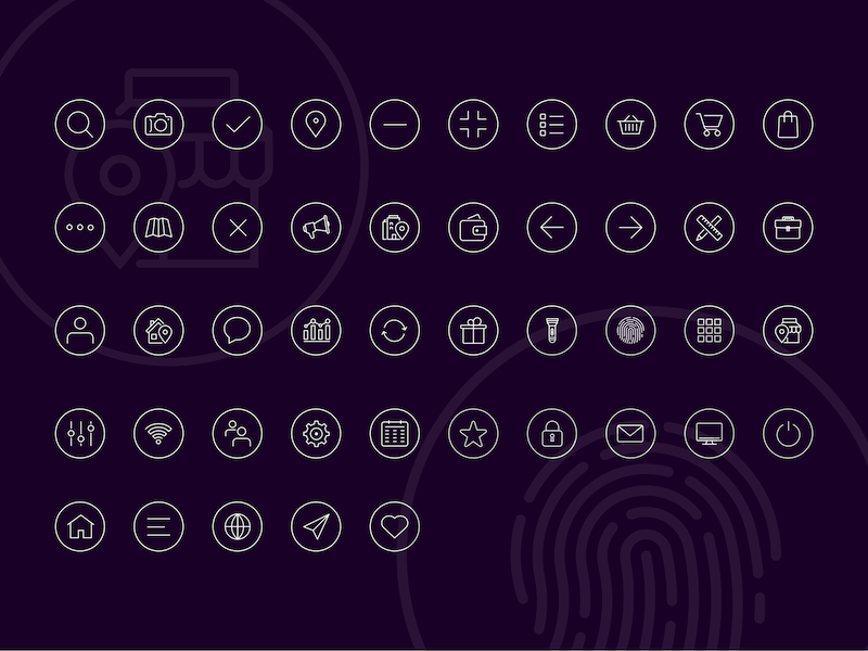 Stroke Icon Set