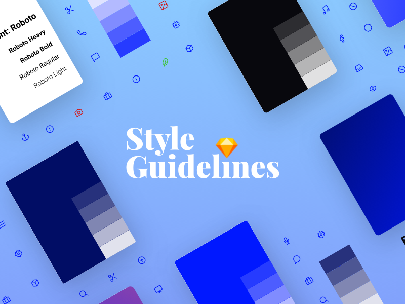Sample Style Guide Sketch Freebie Download Free Resource For Sketch Sketch App Sources