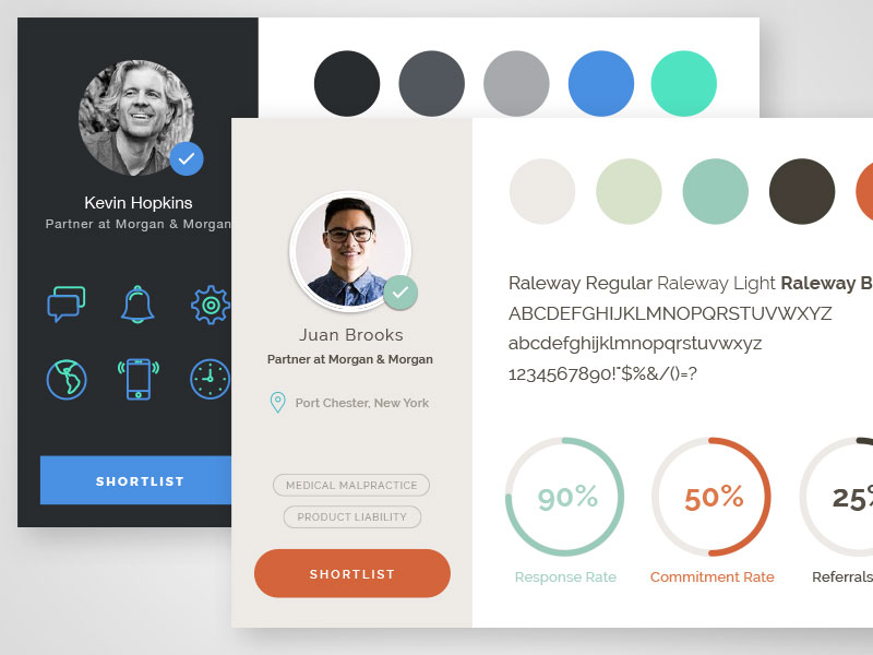 Style Tile Presentation Template Sketch freebie Download free