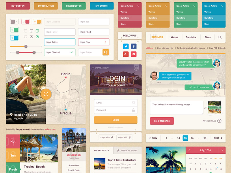 Summer UI Kit