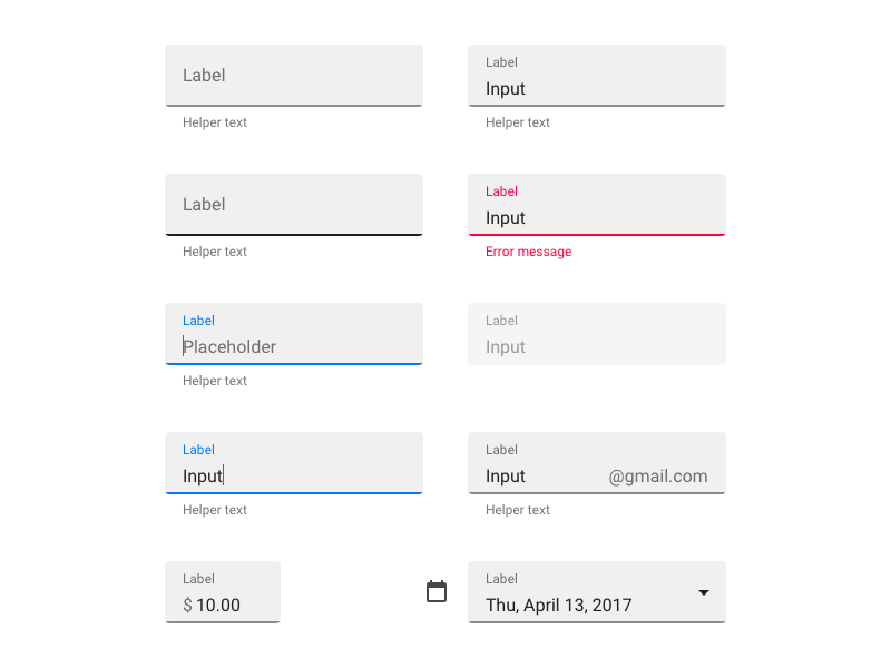 Text Field Boxes